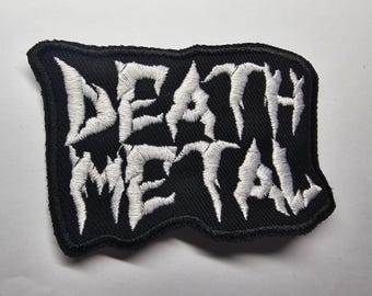 Death Metal Aufnäher gestickt Patch Jacke