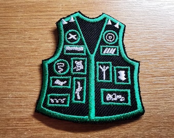 バトルジャケット 刺繍パッチジャケット パロディ デスメタル ブラック