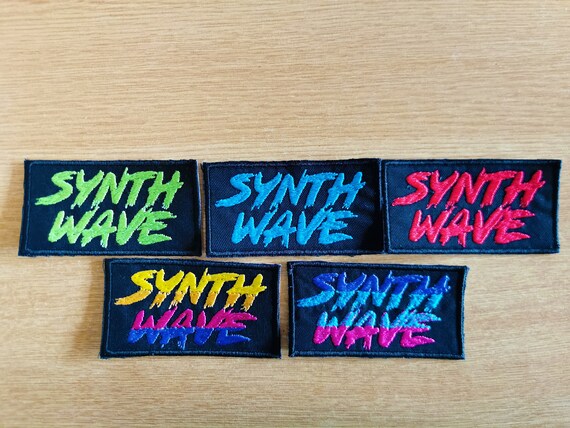 Synthwave Iron on Embroidered Patch Carpenter Brut Retro 80s Patch