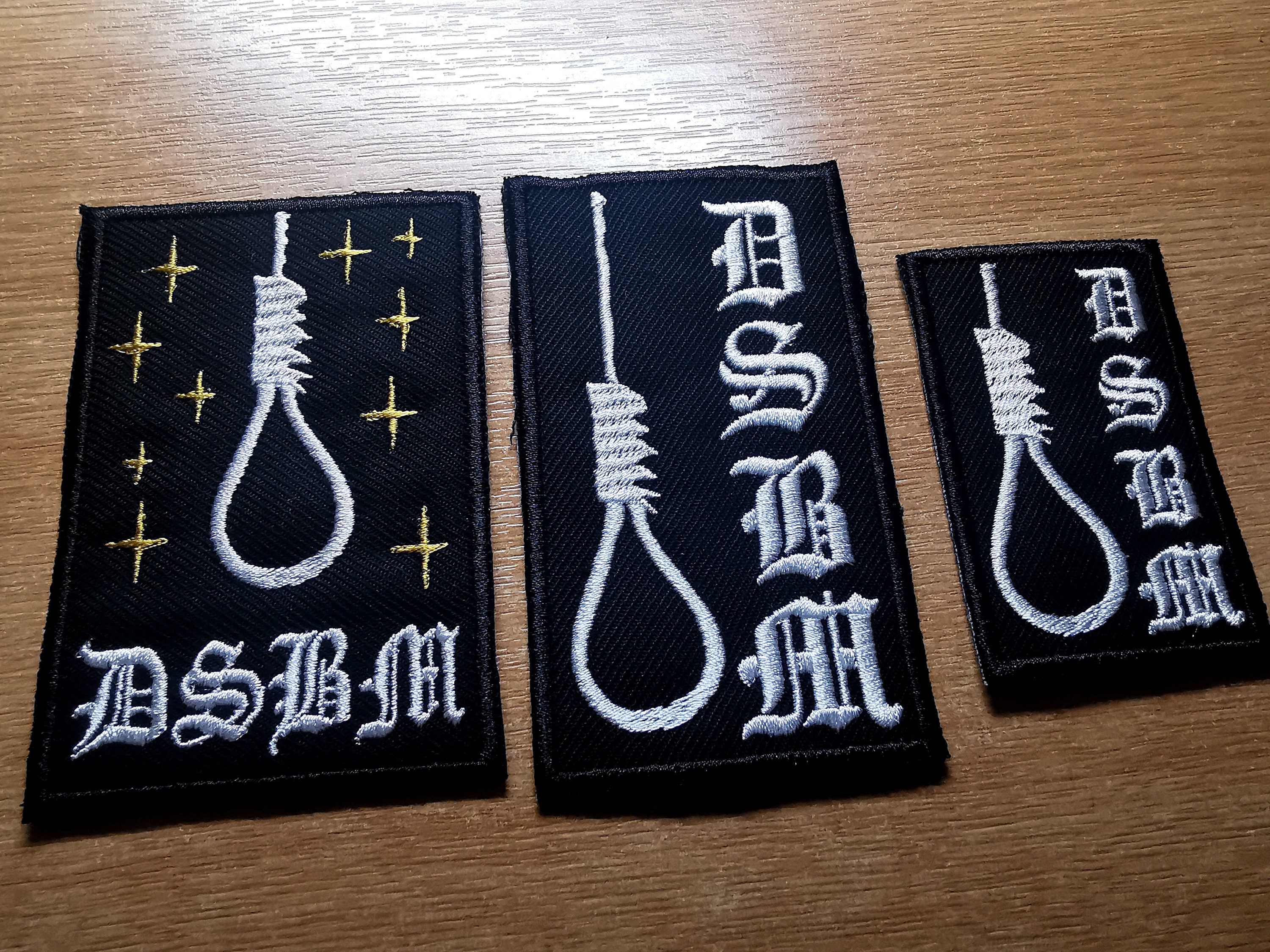 Depressive Black Metal Embroidered Patch DSBM Thy Light Iron Etsy