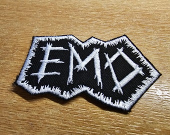 Emo Embroidered Patch Pop Punk Metalcore 00s Culture Throwback