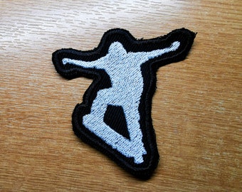 Skateboarding Patch Embroidered Skater Extreme Sport Skating Trick