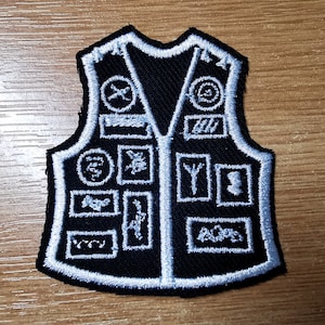 Battle Jacket Embroidered Patch Jacket Parody Death Metal Black Metal Patch Thrash Metal Viking