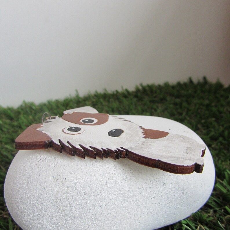 Parson Jack Russell Schlüsselanhänger aus Holz Bild 5
