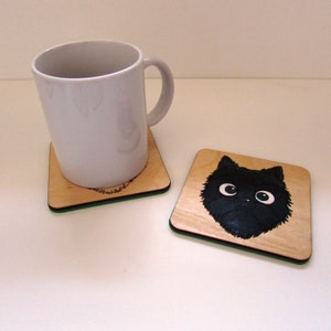 Cairn terrier wooden coaster, cairn terrier gift, dog coaster, wooden coaster