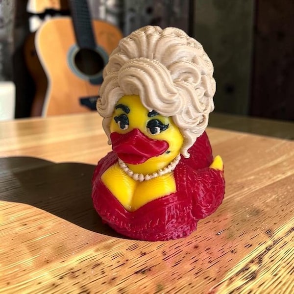 Statuetta di Dolly Parton Jeep Duck