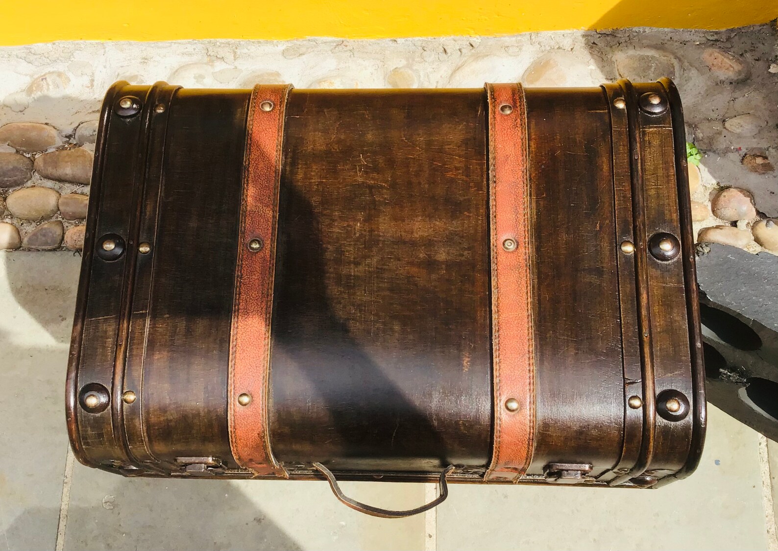 Vintage Sewing chest on legs. Etsy