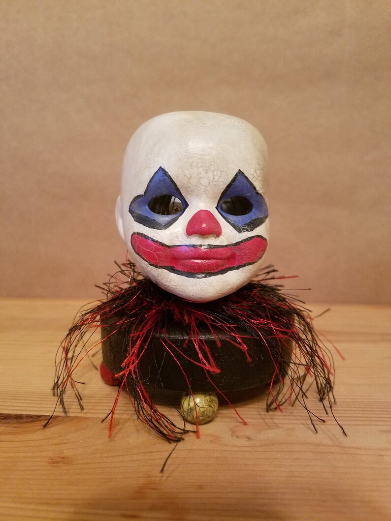ceramic clown doll