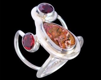 Blood Opal Ring Etsy