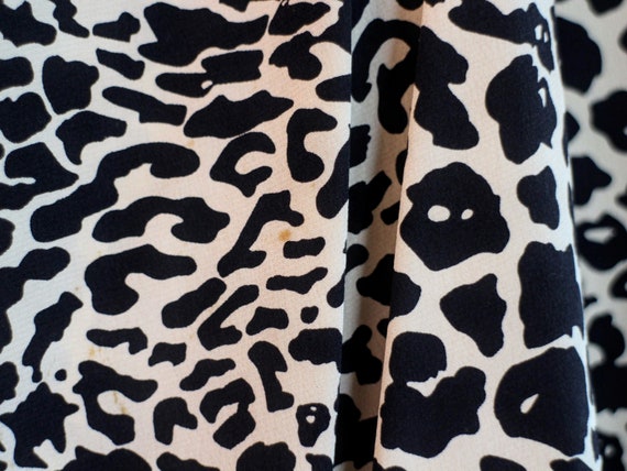 silk leopard maxi skirt