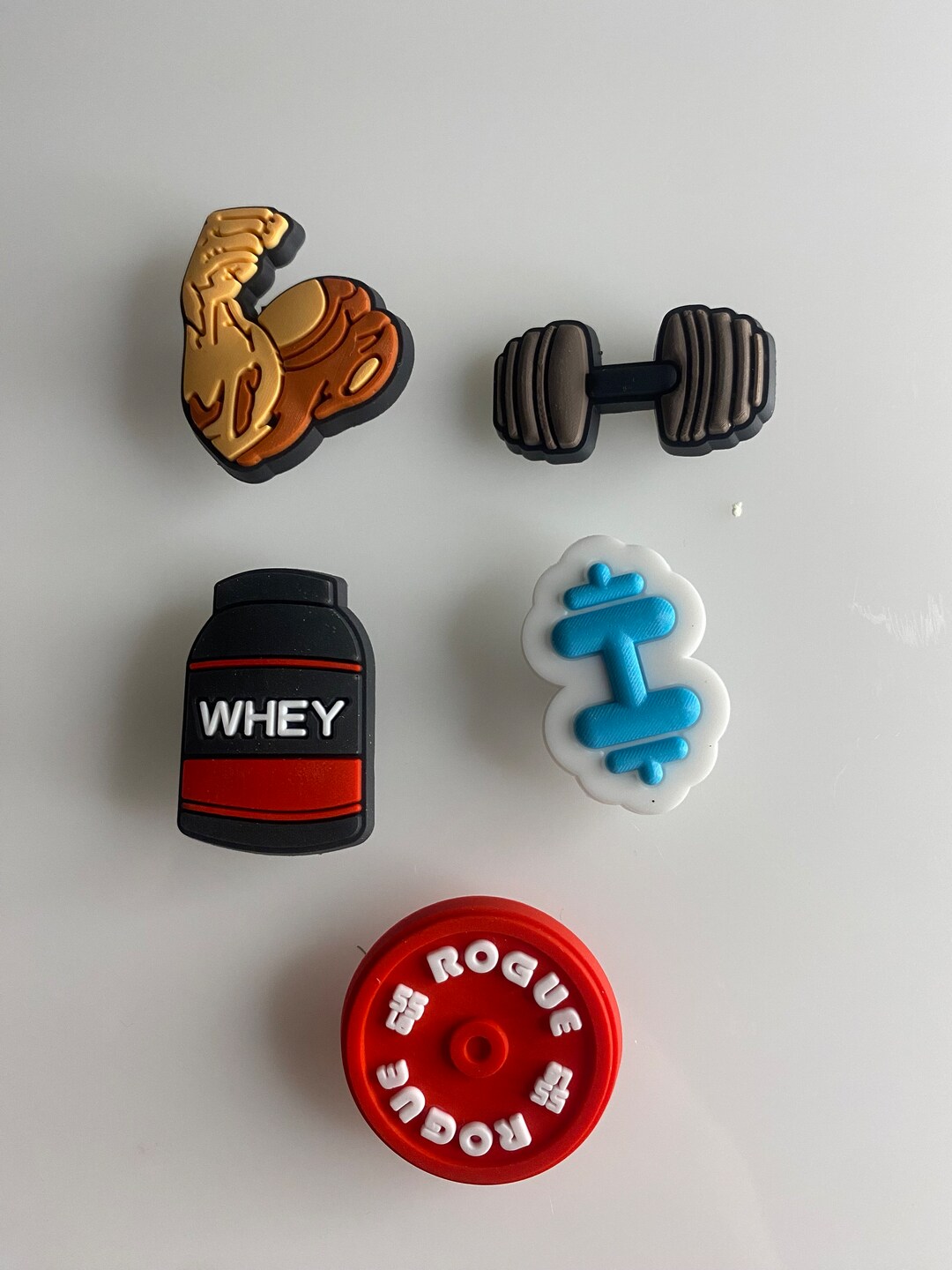 Fitness Croc Charms, Jibbitz, Fitness, Gym Charms, Crocs, Weight Croc