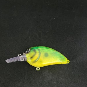 Crankbait électrique plat de 2 pouces, coloré