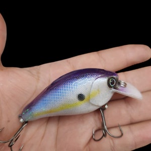 3&quot; Custom Painted Crankbait Squarebill Smallmouth Bass Color