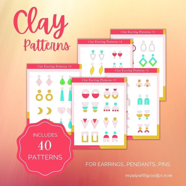 Polymer Clay Earring Kit Etsy