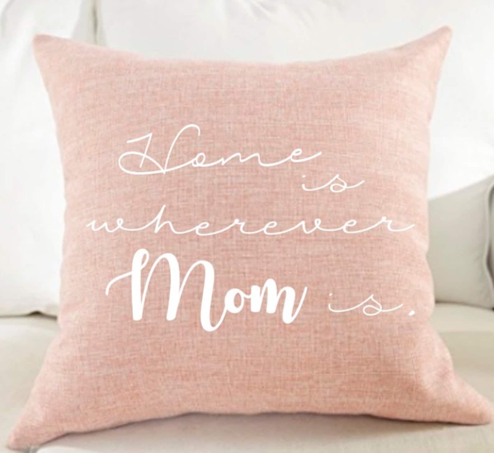 Mothers day pillow cover Mom gift 18X18 decorative pillow Etsy