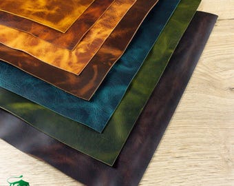 Badalassi Carlo Wax Pull Up Leather, 1.8 - 2.0 mm thick, A Size Panels