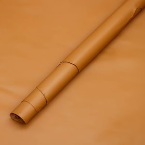 Vegetable Tanned Calf Hide Sides, London Tan 0.9 - 1.0mm thick, A size panels