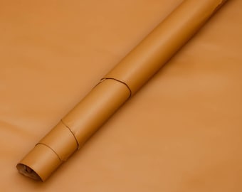 Vegetable Tanned Calf Hide Sides, London Tan 0.9 - 1.0mm thick, A size panels