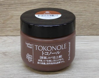 Seiwa Tokonole - Edge Burnishing - Finishing Leather Craft Tragacanth Gum - Brown