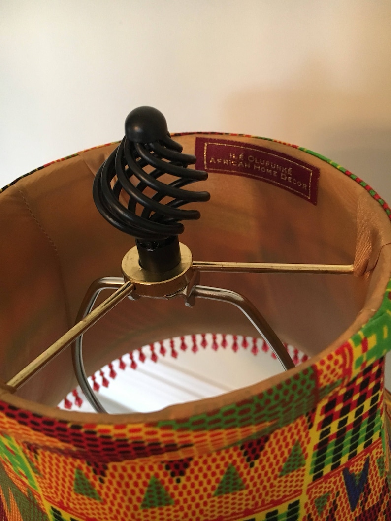 Kente Lime Little Bell Lampshade