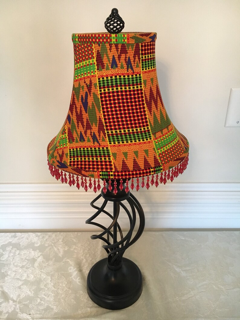 Kente Lime Little Bell Lampshade