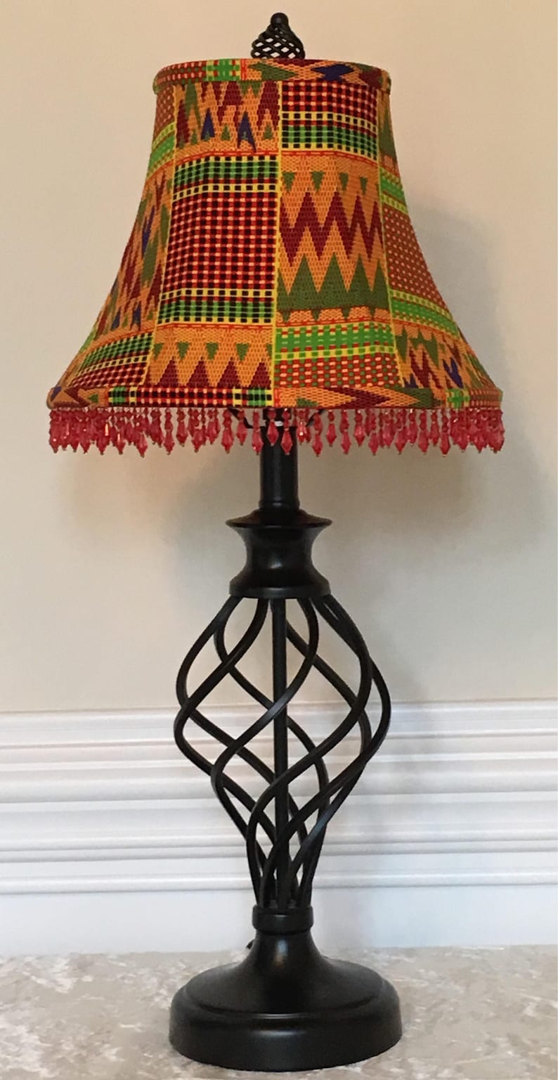 Kente Lime Little Bell Lampshade