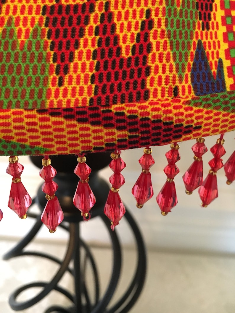 Kente Lime Little Bell Lampshade