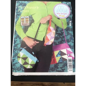 McCalls Ellie Mae Design K149 Mönster Oklippt Patchwork Väska Fat Quarter Friendly