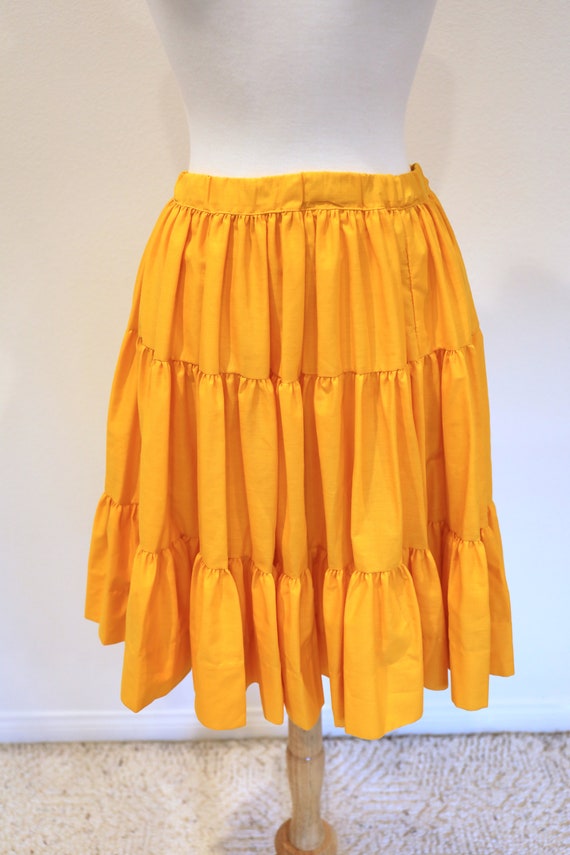 vintage ruffle skirt tiered - Gem