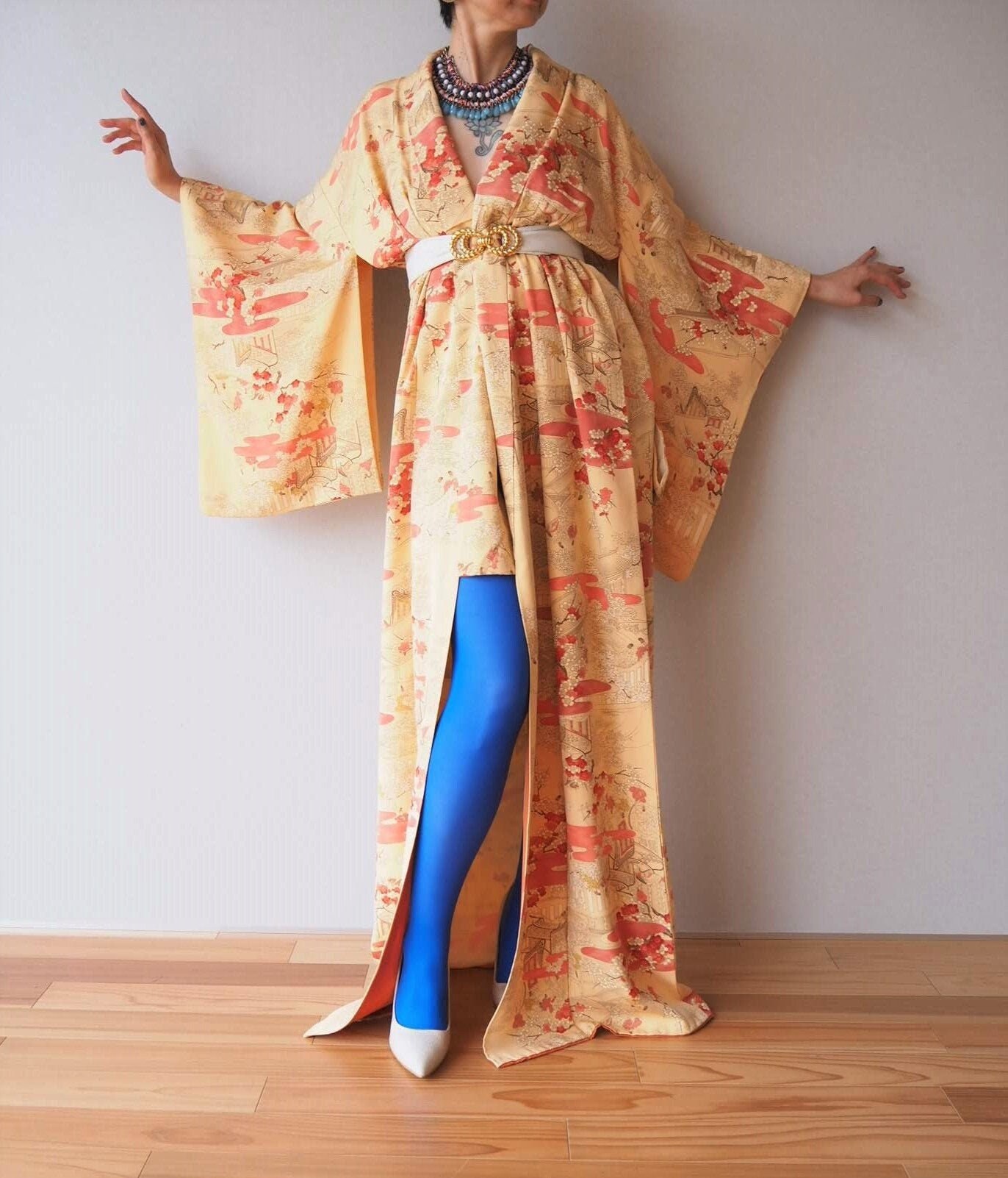 Ethereal Luxury Silk Kimono Soft Silk Japanese Vintage Etsy