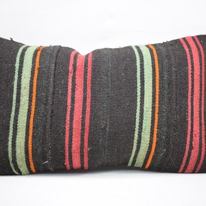 fronha decorativa kilim, travesseiro turco, travesseiro de decoração de casa, travesseiro costeiro, travesseiro lombar, travesseiro da Anatólia, fronha 12x20, 3972