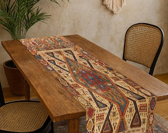 Vintage Anatolische loper, smalle eetkamerloper, lange kelimloper, keukeneilandloper, salontafelloper,