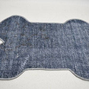 Pet feeding mat, Unique pet gift, Organic pet mat, Oushak mat, Cat place mat, Cat food mats, Bowl mat Non slip mat food & water bowl mat 236