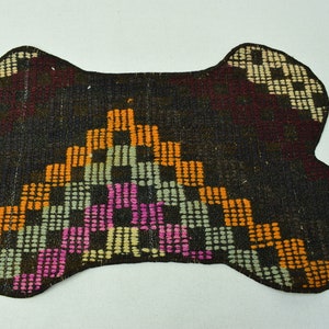 Bone shaped mat, Pet food mat, Puppy gift, Dog mat, Custom pet mat, Dog food mat, Pet supplies, Pet gifts, Floor mat, , Dog lover gift 196