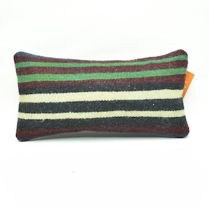 boho cuscino kilim turco cuscino anatolico decorazione etnica cuscino kilim cuscino di lana fatto a mano cuscino kilim lombare 8x16 copertura del cuscino 633