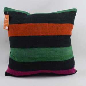 handmade pillow cover, bohemian pillow, 18x18 sofa pillow, ethnic throw pillow, home decor pillow, anatolian pillow, tribal pillow , 4827