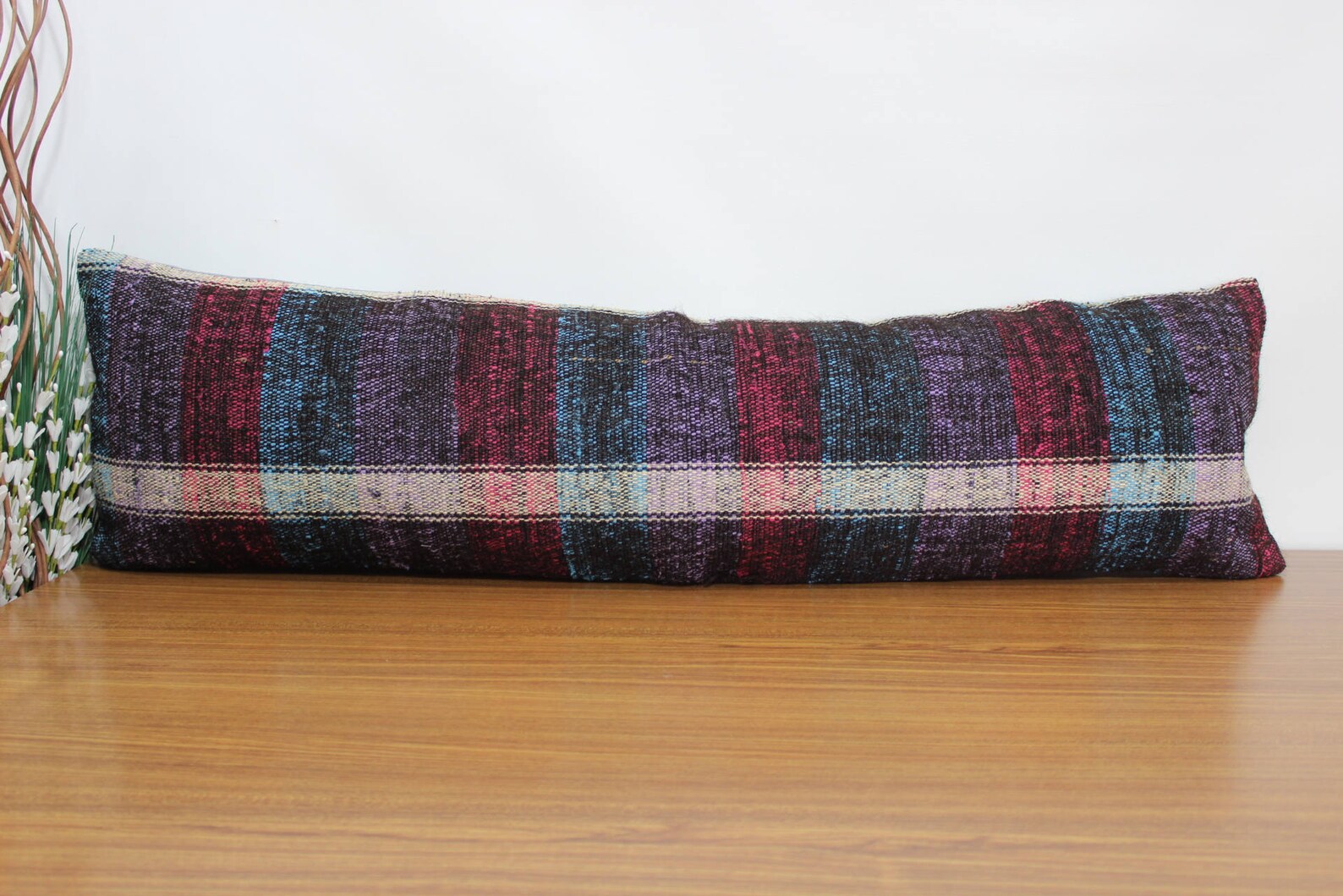 Euro sham kilim pillow floor kilim pillow 12x42 turkish kilim Etsy