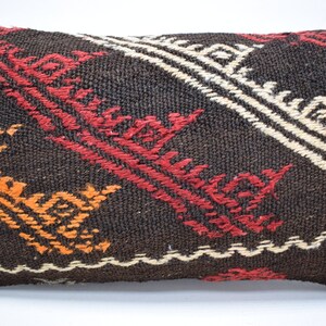 Travesseiro kilim turco, travesseiro costeiro, travesseiro kilim otomano, travesseiro decorativo, travesseiro lombar, travesseiro ehnic, fronha 12x20, 2494
