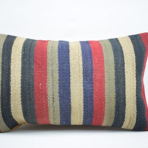 sofa decor kilim pillow, turkish couch pillow, decorative pillow, throw pillow, lumbar pillow, boho pillow , 12x20 pillow cover , 4076