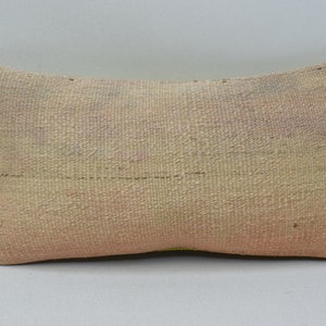 Cuscino kilim turco, cuscino kilim Boho, cuscino kilim etnico, cuscino kilim in lana intrecciata a mano, cuscino lombare, copertura del cuscino 8x16 1246