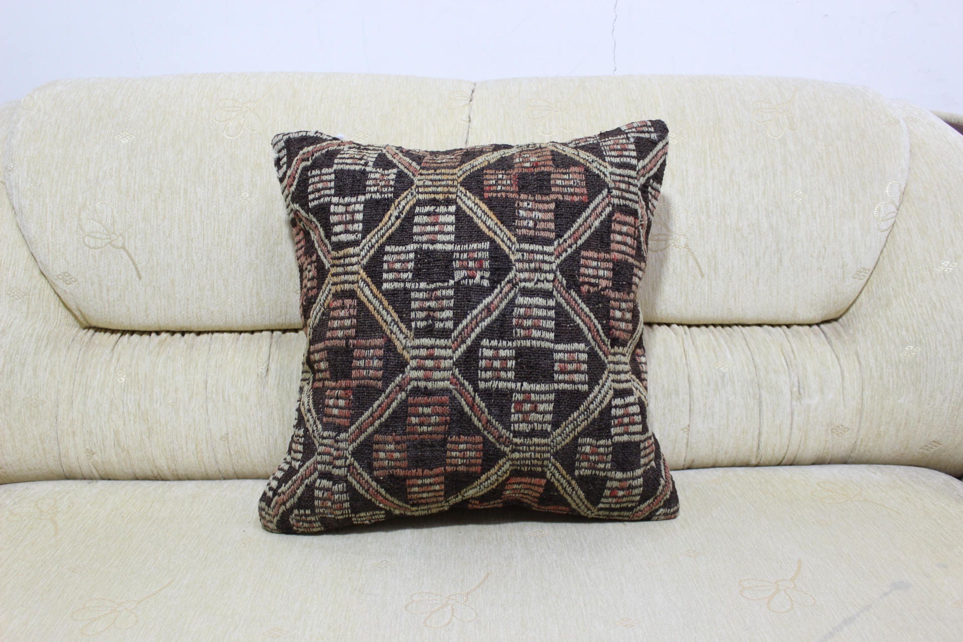 Euro sham kilim pillow anatolian kilim pillow sofa kilim Etsy