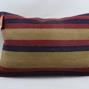 decorative pillow, anatolian kilim pillow, turkish kilim pillow, sofa pillow, lumbar pillow, home decor pillow 16x24 pillow cover 2745