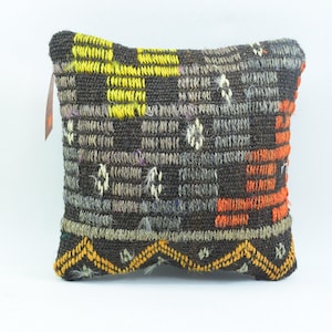 cuscino kilim turco, cuscino kilim fatto a mano, cuscino da lancio boho decor cuscino kilim, cuscino da lancio, cuscino di lana, copertura del cuscino 12x12 309