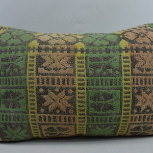 farmhouse decor kilim pillow, boho pillow, turkish pillow, handwoven pillow, saloon decor, home decor pillow, 16x24 pillow cover, 2882