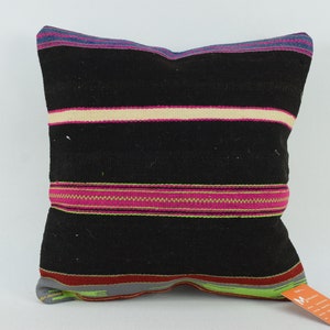cuscino kilim fatto a mano, copertura del cuscino naturale, cuscino turco 14x14 copertura del cuscino boho kilim, cuscino kilim tessuto a mano, copertura del cuscino 1653