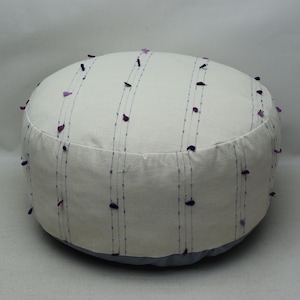 Turkish pouf cover, Ottoman pouf beanbag, 20x20x10 Handwoven pillow pouf, Ethnic pillow Home decor pouf, Garden pouf, Picnic pillow
