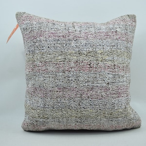 handcraft kilim pillow, decorative pillow, home decor pillow, turkish pillow, rustic pillow, tribal pillow, 18x18 kilim pillow cover, 4473