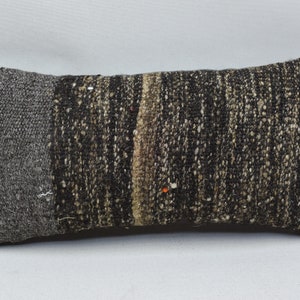 Cuscino decorativo in lana fatto a mano, cuscino arredamento rustico, cuscino kilim etnico, cuscino kilim Boho, cuscino turco 8 x 16 Copertura cuscino, 793