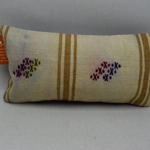 Cuscino turco, cuscino di lana, cuscino, cuscino arredamento azteco, cuscino kilim arredamento etnico, cuscino Boho, cuscino turco 8 x 16 copertura cuscino 1324