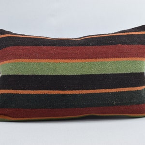 fronha decorativa kilim, travesseiro turco, travesseiro de decoração de casa, travesseiro costeiro, travesseiro lombar, travesseiro da Anatólia, fronha 12x20, 3716